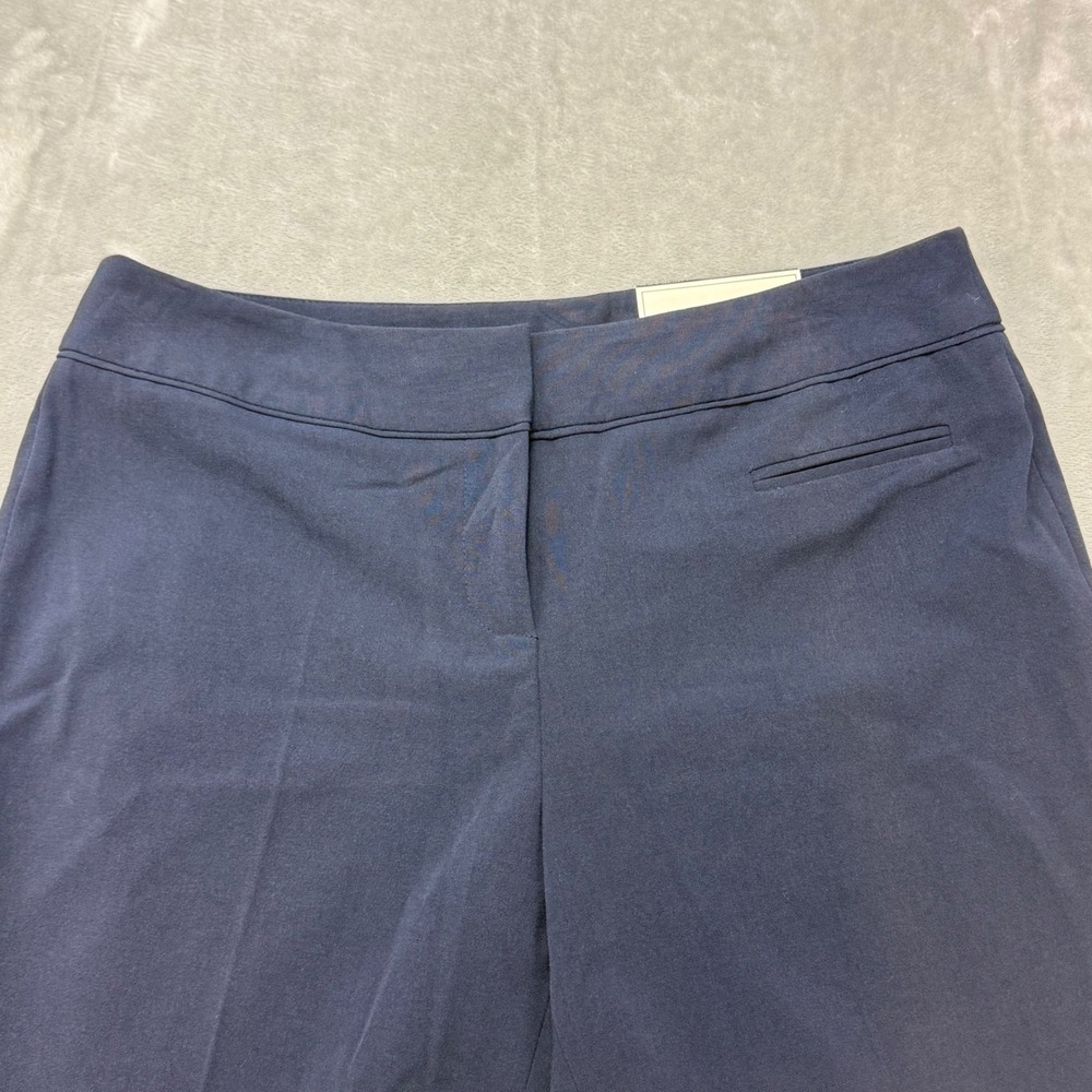 CATO Contemporary Lower Rise Straight Leg Navy Blue Women's Pants Size‎ 8 - Picture 5 of 15
